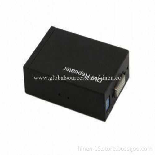 DVI Repeater, Supports Highest Video Resolution 1,080P